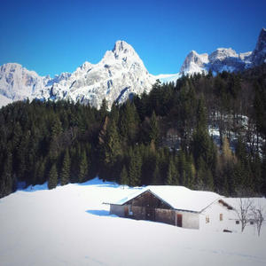 Inverno a Malga Civertaghe