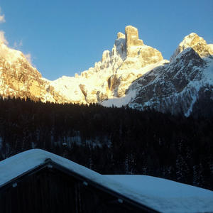 Pale di San Martino a Malga Civertaghe