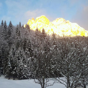 Dolomiti dorate a Malga Civertaghe