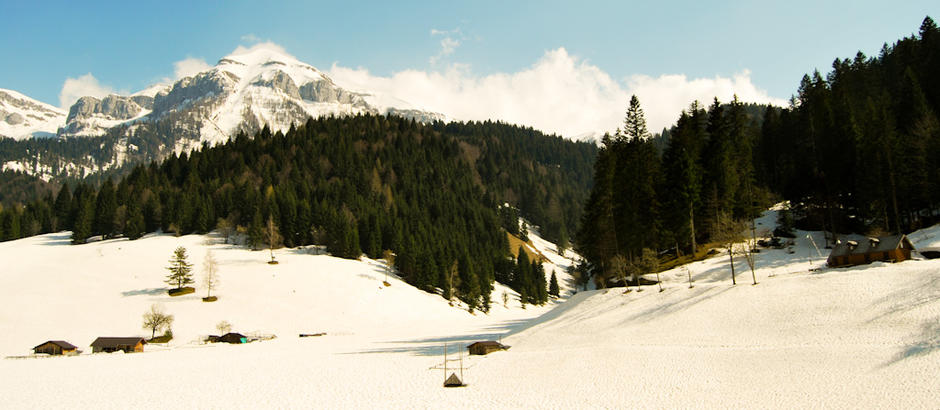 A Pian Grant la neve non si è ancora sciolta...